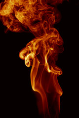 Obraz premium Abstract background of beautiful color smoke waves.