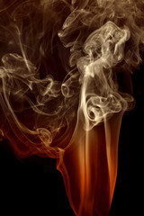 Obraz premium Abstract background of beautiful color smoke waves.