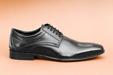 Male shoes isolated on the white background