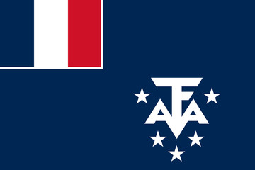 French Southern Antarctic Lands Flag