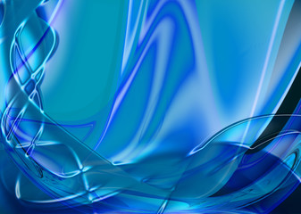 niebieska abstrakcja