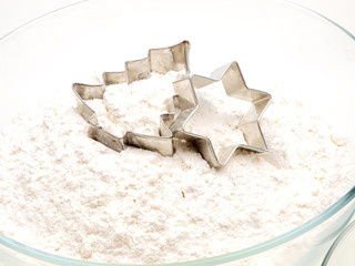 baking christmas cookies