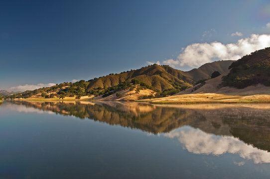 Uvas Reservoir Reflection