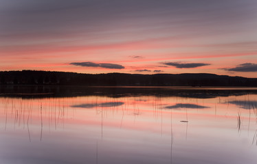Beautiful lake view in Sweden