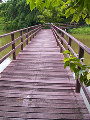 Obraz premium Wooden bridge