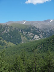 Naklejka premium Highland Altai, mountain Altai, August, 2010 1