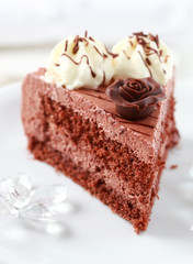 Delicious chocolate cake