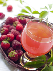 Raspberries drink