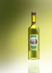 Olivenöl in der Flasche