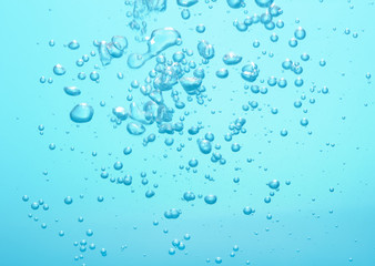 Naklejka na ściany i meble Bubbles in water