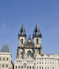 Fototapeta premium teinkirche in prag