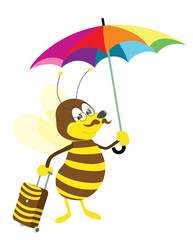 bee on vacation