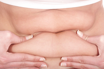 Fat female body part.