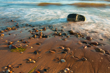 Sea with stones