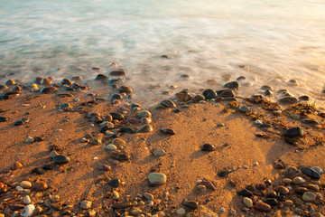 Sea with stones
