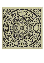 rosette vector, simply change any color as you wish