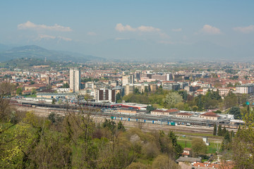 View on city