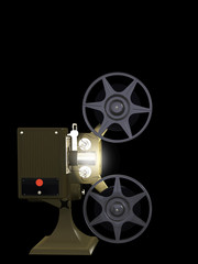 Naklejka premium Projector film