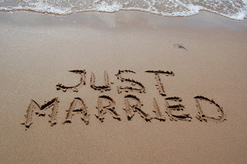 just married