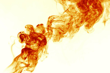 Abstract background of beautiful color smoke waves.
