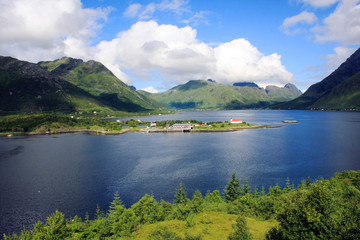 Fototapeta na wymiar Dolina w Norwegii