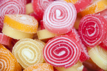 Caramelos de colores