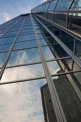 Bulding with mirrore and sky