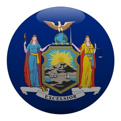 boule new york ball drapeau flag