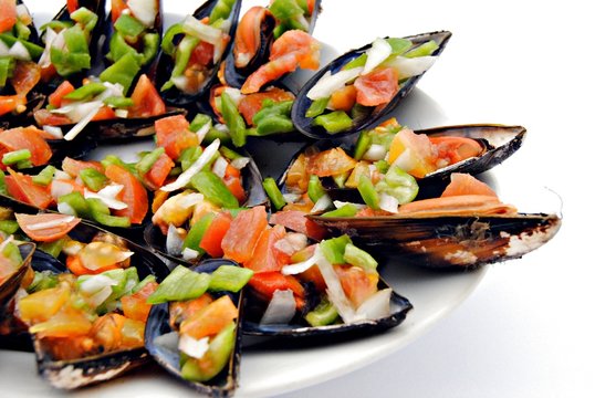 mejillones a la vinagreta