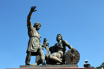 Fototapeta na wymiar Pomnik Minina i Pozharsky