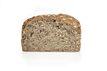 Angeschnittenes Brot - Schwarzbrot