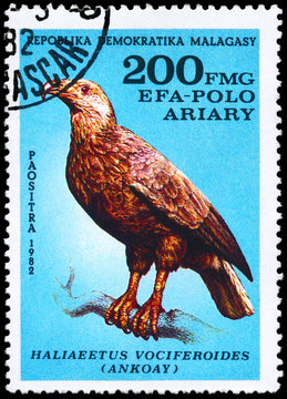 MALAGASY REPUBLIC - CIRCA 1982 Eagle