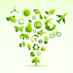 Eco icon tree