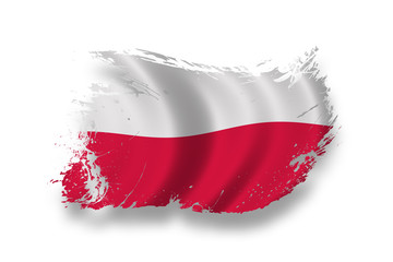 Flag of Poland - obrazy, fototapety, plakaty
