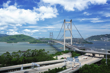 Fototapeta premium Tsing Ma Bridge
