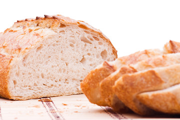 Sliced wheat bread