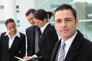 Portrait d'un homme d'affaires