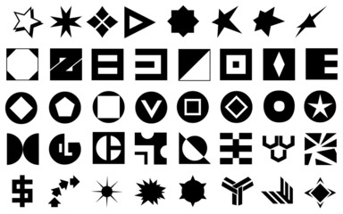 40 simple icons