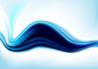 Fototapeta na wymiar blue abstract wave
