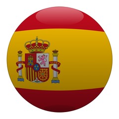 Obraz premium boule espagne spain espana drapeau flag