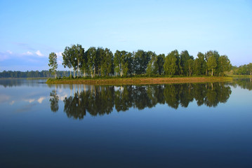 landscape on the lake - 25105792