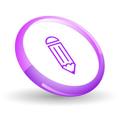 Pencil. Vector icon.