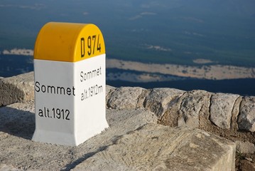 En haut du Ventoux