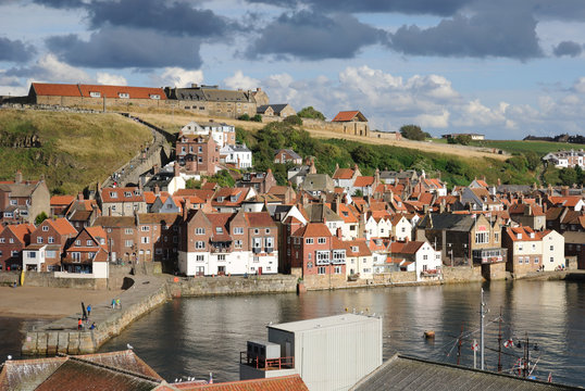 Cliffs In Whitby, England