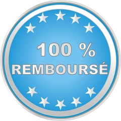 bouton 100 % remboursé