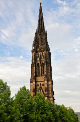 Fototapeta na wymiar Nikolaikirche in Hamburg