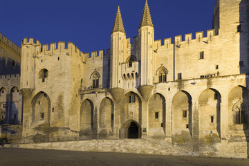 Fototapeta na wymiar Papstpalast Avignon