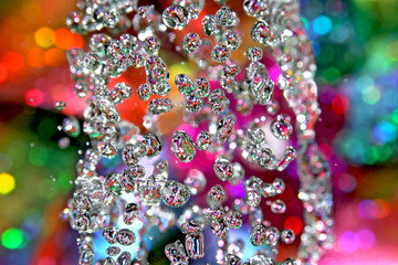 Rainbow drops.