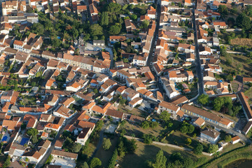 Vue aérienne de La Tremblade (17390), Charente-Maritime