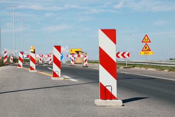 Highway in reconstruction